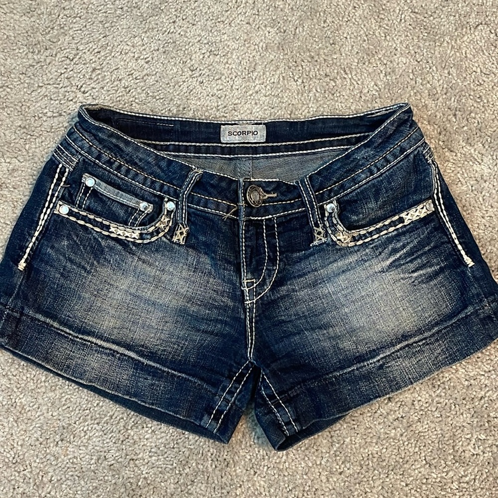 Daytrip Scorpio Womens Denim Shorts (Size:28)